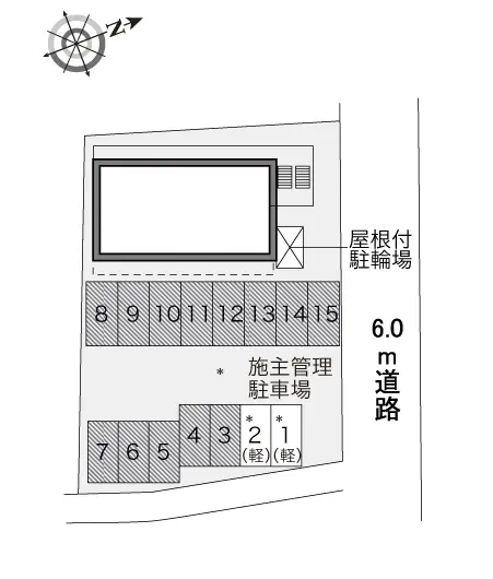 ★手数料０円★知立市牛田町　月極駐車場（LP）